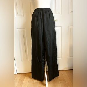 ADIDAS Men Nylon Sports Pants, Joggers, Black, Size Medium